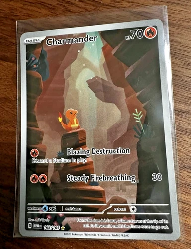 Charmander 168/165 Scarlet & Violet 151 Illustration Rare