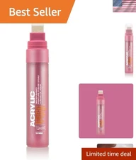 Montana 15mm Shock Pink Acrylic Paint Marker - Extra Fine, Refillable & Vibrant