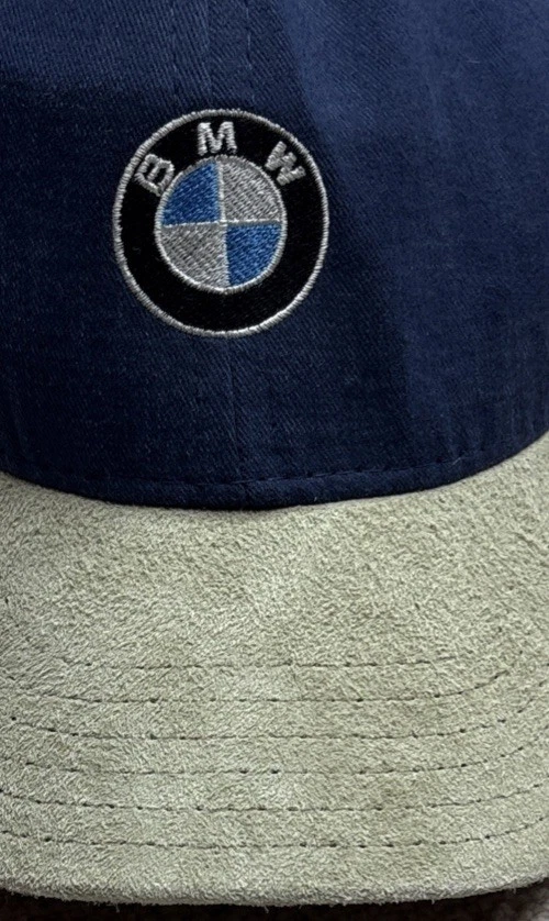 Sombrero estilo de vida BMW vintage años 90 ajustable azul beige hecho en EE. UU. Foto 2 de 4