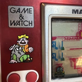 Nintendo Game & Watch Mario's Cement Factory 1983 Konsole Handheld ML-102 SELTEN