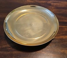 Hosley Solid Brass Candle Holder Vintage Made In USA (D3)