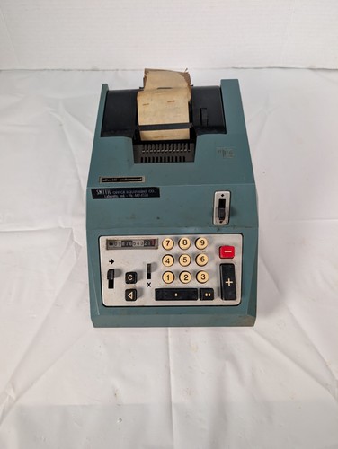 Olivetti Ivrea Summa Quanta 20 Electric Adding Machine Vintage Teal AS ...