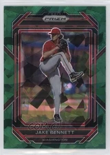 2023 Panini Prizm Green Ice Prizm Jake Bennett #51 b4d