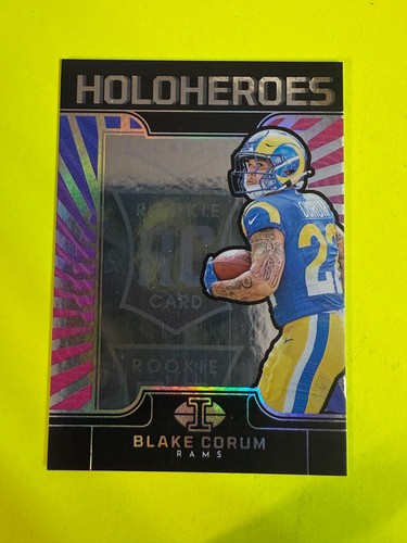 DA103585 2024 Panini Illusions HoloHeroes Rookies #34 Blake Corum RC