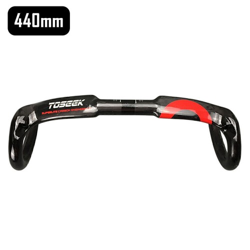 Toseek UD Carbon Fiber Road Bike Bicycle Racing DropHandlebar 400/420/440mm - Imagen 8 de 12