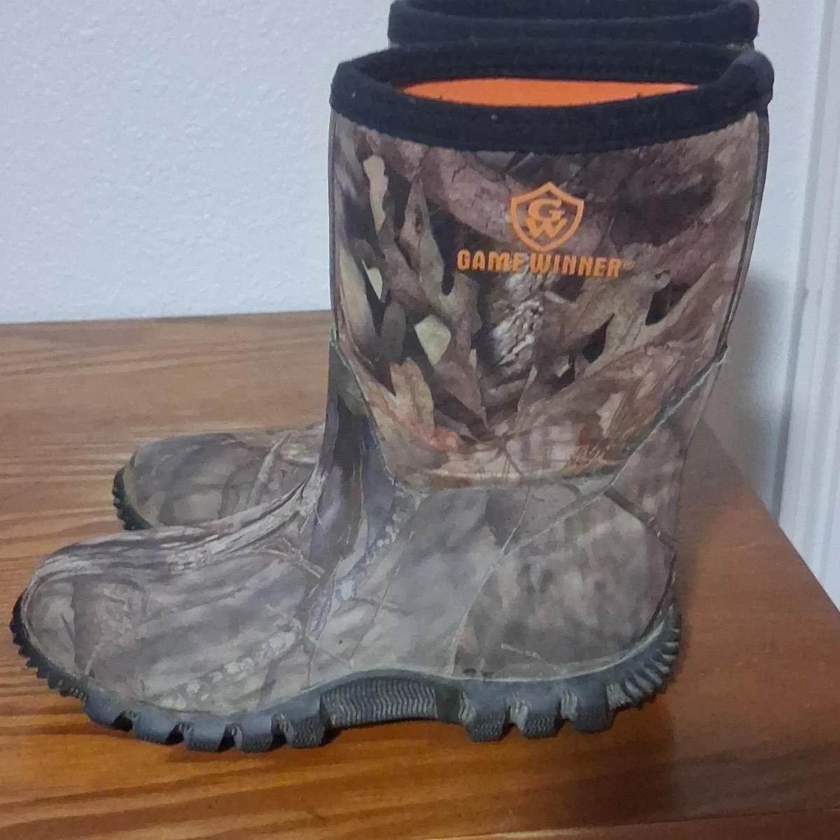 Game Winner Hunting Boots Mens 12D Camo Good Waterproof 400g Thinsulate Realtree Game Winner Hunting Footwear for Men for sale | eBay main image 4