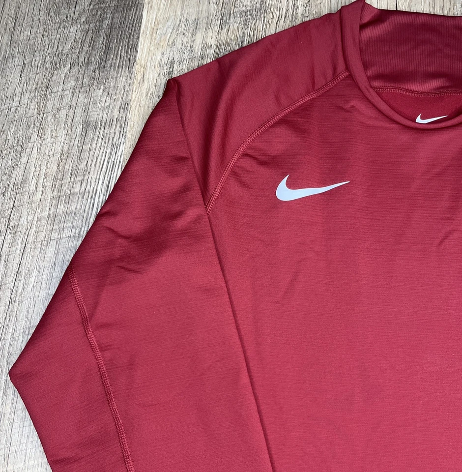 Nike USC Trojans Team Issued Baseball Long Sleeve Maroon Mens Size L CV3263-698 - Image 3 of 4