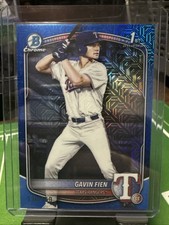 Gavin Fien [Green Mojo] #BMA-GF Prices | 2025 Bowman Draft Chrome 