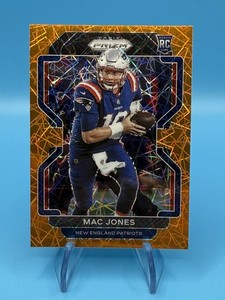 2021 Panini Prizm MAC JONES Rookie Card RC #336 Orange Lazer Prizm 49ers
