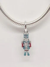 🩷 Christmas Nutcracker Dangle Charm Pendant S925 Genuine Sterling Silver 🩷 