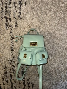brandon blackwood mint green little backpack, great condition