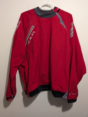 Level Six Baffin Waterproof Adjustable Paddling Kayaking Jacket Unisex XL Red