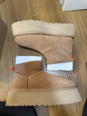 BRAND NEW UGG Classic Mini Dipper Chestnut Platform Boot