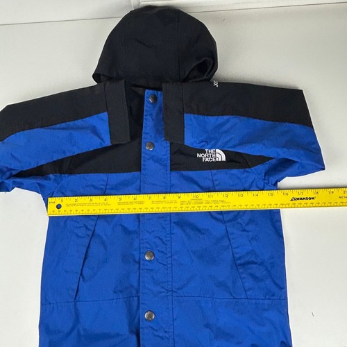 The North Face Jacket Youth XS GoreTex Hooded Rain Coat Blue Full Zip - Picture 10 of 15