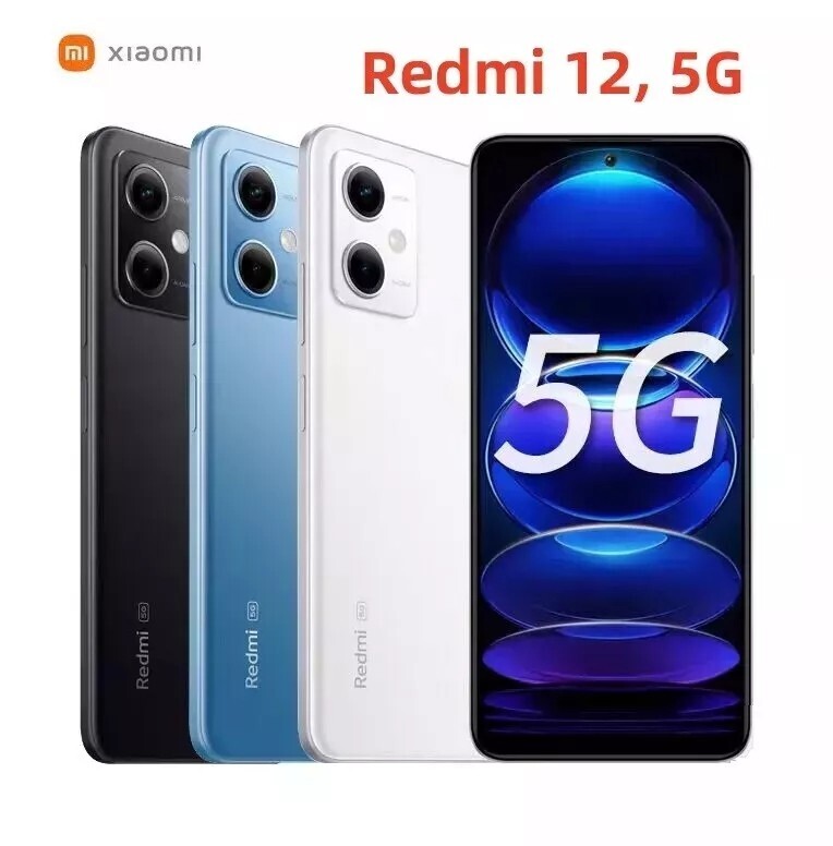 Xiaomi Redmi Note 12 5G Android Phone 48.0MP 6/128GB 8/128GB