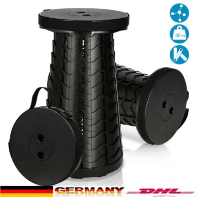 MARKENLOS ⭐Tragbarer Klappstuhl Klapphocker Verstellbarer Höhenverstellbar Hocker Teleskop