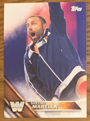SANTINO MARELLA, 2016 TOPPS WWE SUPERSTAR CARD IN EXCELLENT CONDITION ! 