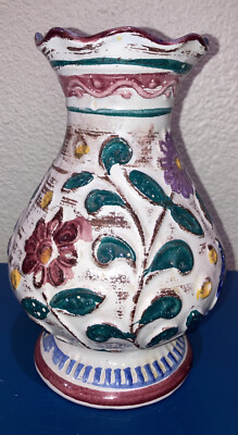 BAY KERAMIK Vintage WEST GERMANY Pottery Vase 62 20 Midcentury