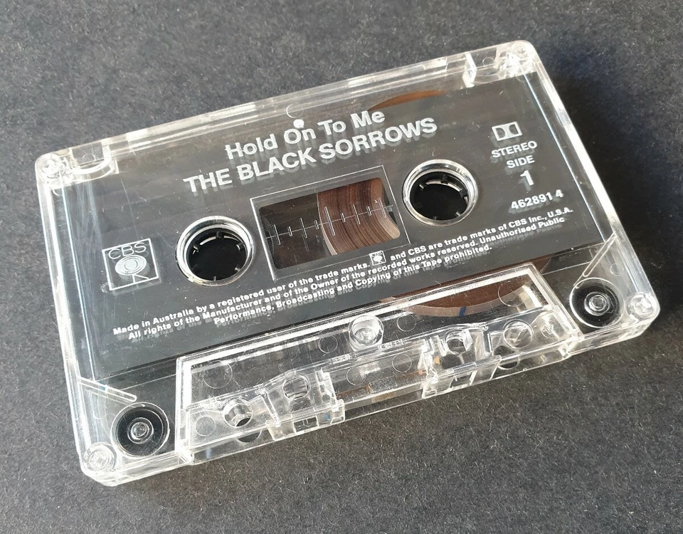 THE BLACK SORROWS - 'Hold On To Me' 1988 Cassette Tape - Image 3 of 4
