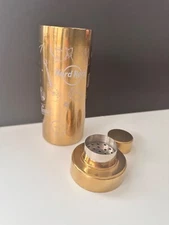 Hard Rock Cafe Cocktail Shaker Set Gold $28 New 🤘🎸