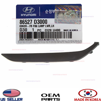 Genuine Front Bumper Fog Light Trim Molding Left Driver Side OEM Tucson 2016-18