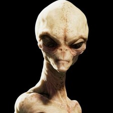 TOILE TABLEAUX  extraterrestre alien      50X70 CM