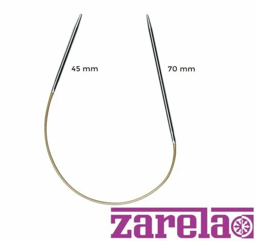 Silver Metal Circular Knitting Needles