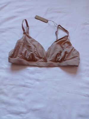 SKIMS Fits Everybody Triangle Bralette Women's Medium Clay BR-TRI-0235 G51-61
