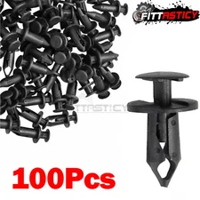 100pc Clips for 8mm Hole Plastic Rivets Retainer Fender Bumper Push Pin Fastener