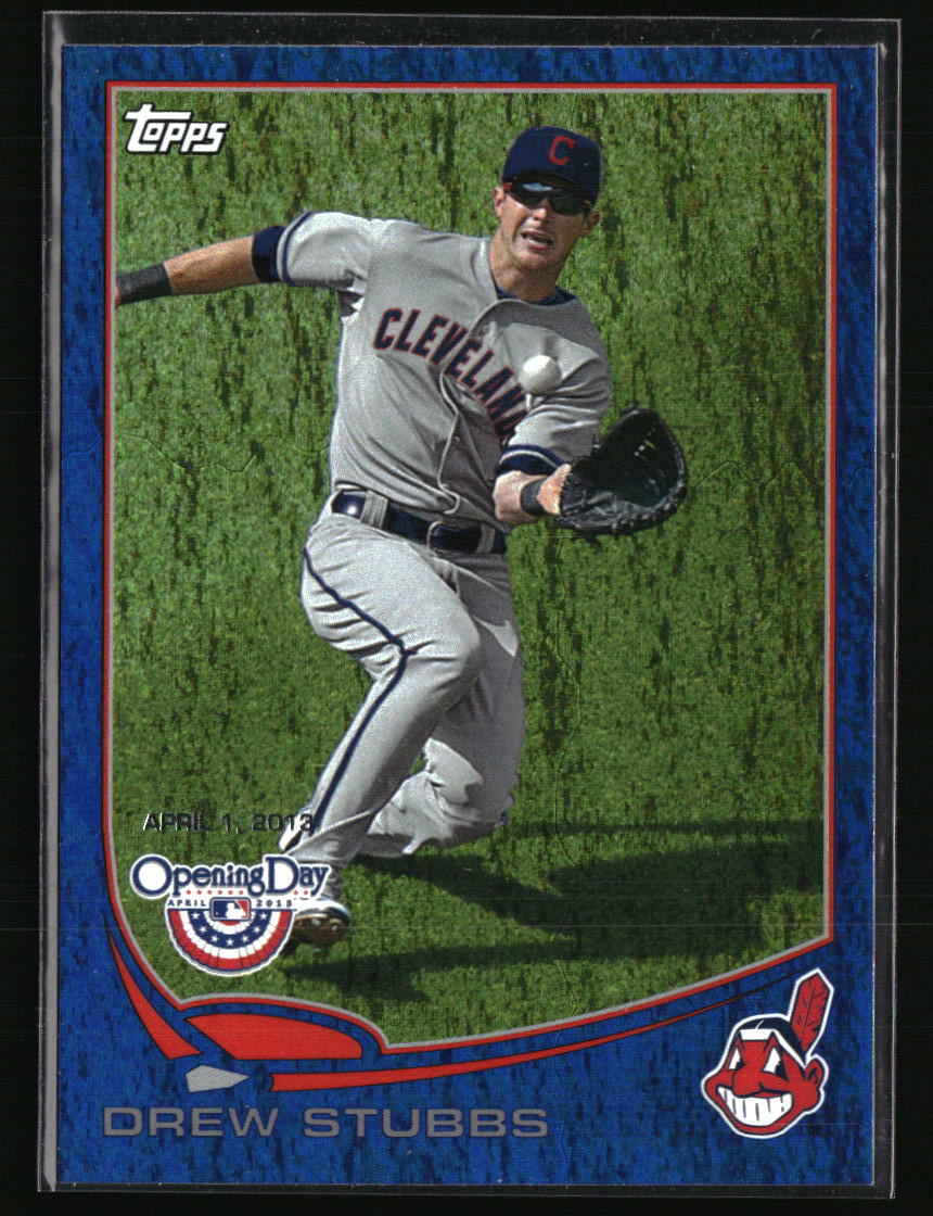 Drew Stubbs 2013 Topps Opening Day Blue Parallel /2013 #89 Baseball Card