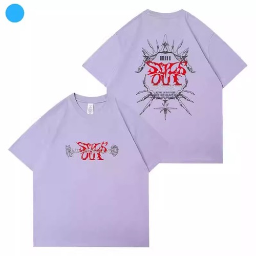 Kpop NMIXX T Shirt Fe3O4 StickOut T-SHIRT Unisex Cotton TEE - Picture 4 of 7