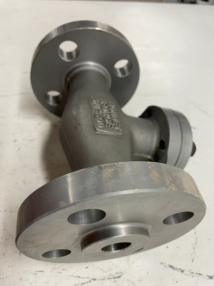 BONNEY L64A Piston Check Valve 3/4" 600 RF Flanged F9 Chrome