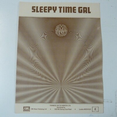 Liedblatt SLEEPY TIME GAL Ange Lorenzo Richard A Whiting