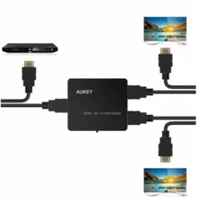 Aukey 2 Way HDMI Splitter HA-H01 Supports 1080p and 3D 