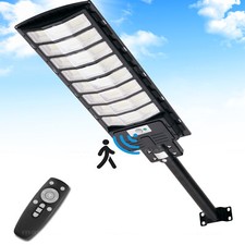 140000LM LED Solar Straßenlampe mit Bewegungsmelder Straßenlaterne Solarleuchte