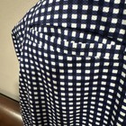 Blue And White Checkered Trousers Sz 22 Signature Collection  — photo 6