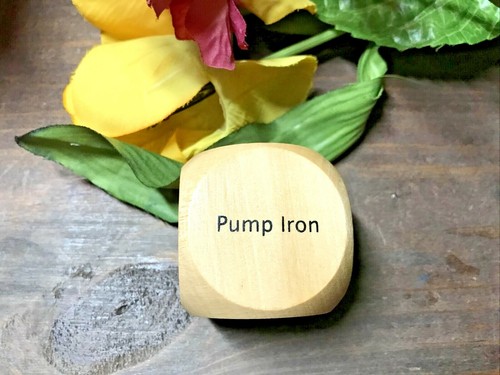  Wood Dice for Fitness Exercise Workout Aerobics, Yoga, Pump Iron, Walk, Run