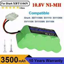 10.8V 3500mAh Battery for Shark XBT1106N SV1110 SV1106N SV1110N SV11O6N SV116N