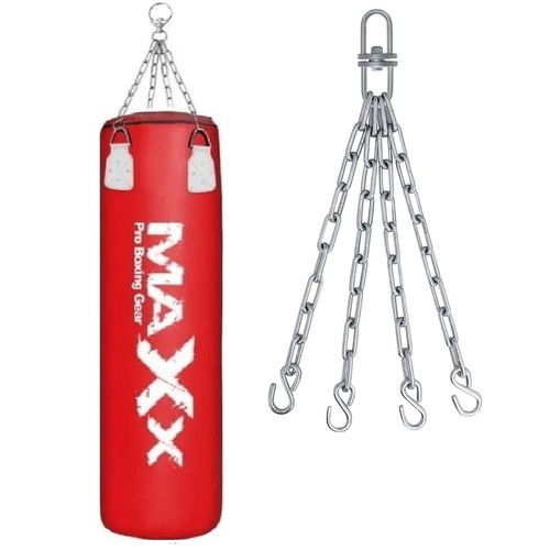 EMPTY 5FT Punch Bag Training UNFILLED WITH CHAIN boxing bag Punchbag mma ufc - Picture 12 of 29