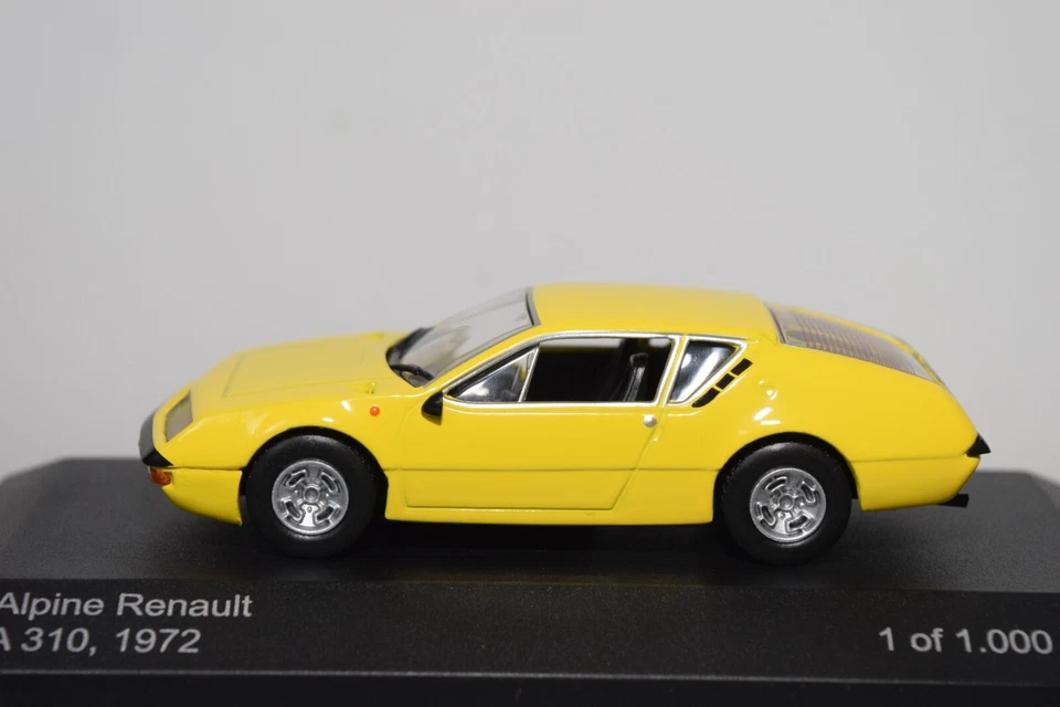 A78 1:43 CAJA BLANCA WB160 RENAULT ALPINE A310 A 310 1972 AMARILLO SIN USAR, EN CAJA Foto 3 de 4