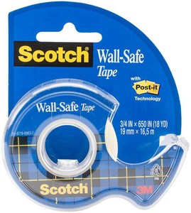 Scotch Wall-Safe Tape .75"X650" 076308907884 76308907884 ...