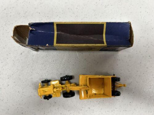 1957 Matchbox Lesney Moko M1 Major Pack 1 Caterpillar CAT DW20 w/ ORIGINAL BOX - Picture 3 of 10