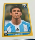 FIFA Panini MESSI Sticker WORLD CUP 2010 GOLD VERSION GREAT FOR PSA GRADING