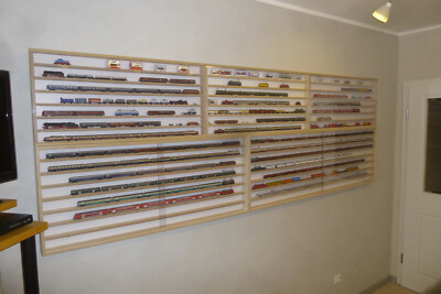 Vitrine Modellbahn Spur TT 12mm  Zug Tender Lok Regal VitrinenSchmidt