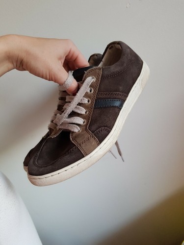 Nice Mens Leather Suede Trainers From 