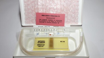Glass Improved Neubauer Haemocytometer For Cell Counting multiple sets ...