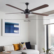 Modern 72 Inch Ceiling Fan Ceiling Fan with Remote Control Ceiling Fan 45W USA