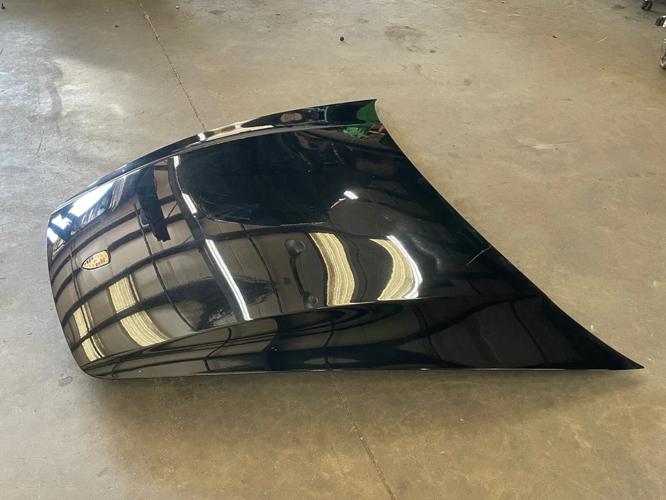 Porsche Cayenne 2011-2014 capó delantero cubierta panel tapa negro 1530 OEM Foto 3 de 4