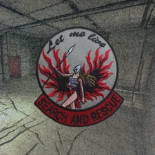 Resident Evil, Code Veronica, Claire Redfield, Let me Live, morale airsoft patch