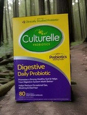 Culturelle Digestive Health Daily Probiotic 80 Capsules Exp. 2027